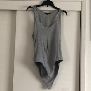 Grey Tank-top Bodysuit